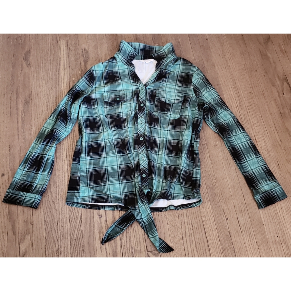 Green Plaid Shirt